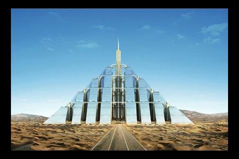 The Ziggurat project in Dubai